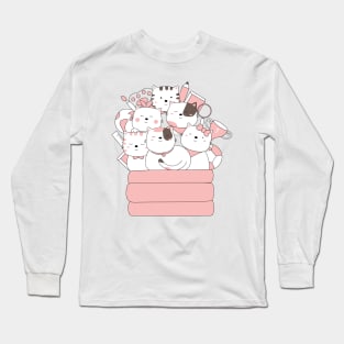 Cute cat baby animal Long Sleeve T-Shirt